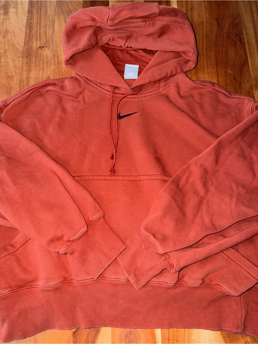 Nike Rust Red Pullover Hoodie - Picture 7 of 7